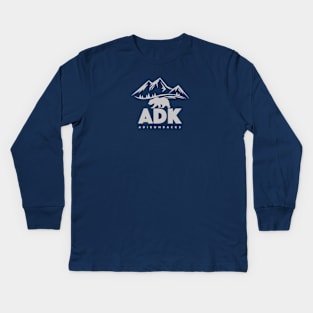 Adirondacks New York Kids Long Sleeve T-Shirt